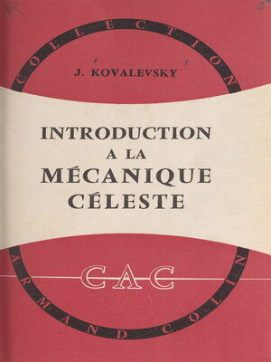 cover image of Introduction à la mécanique céleste
